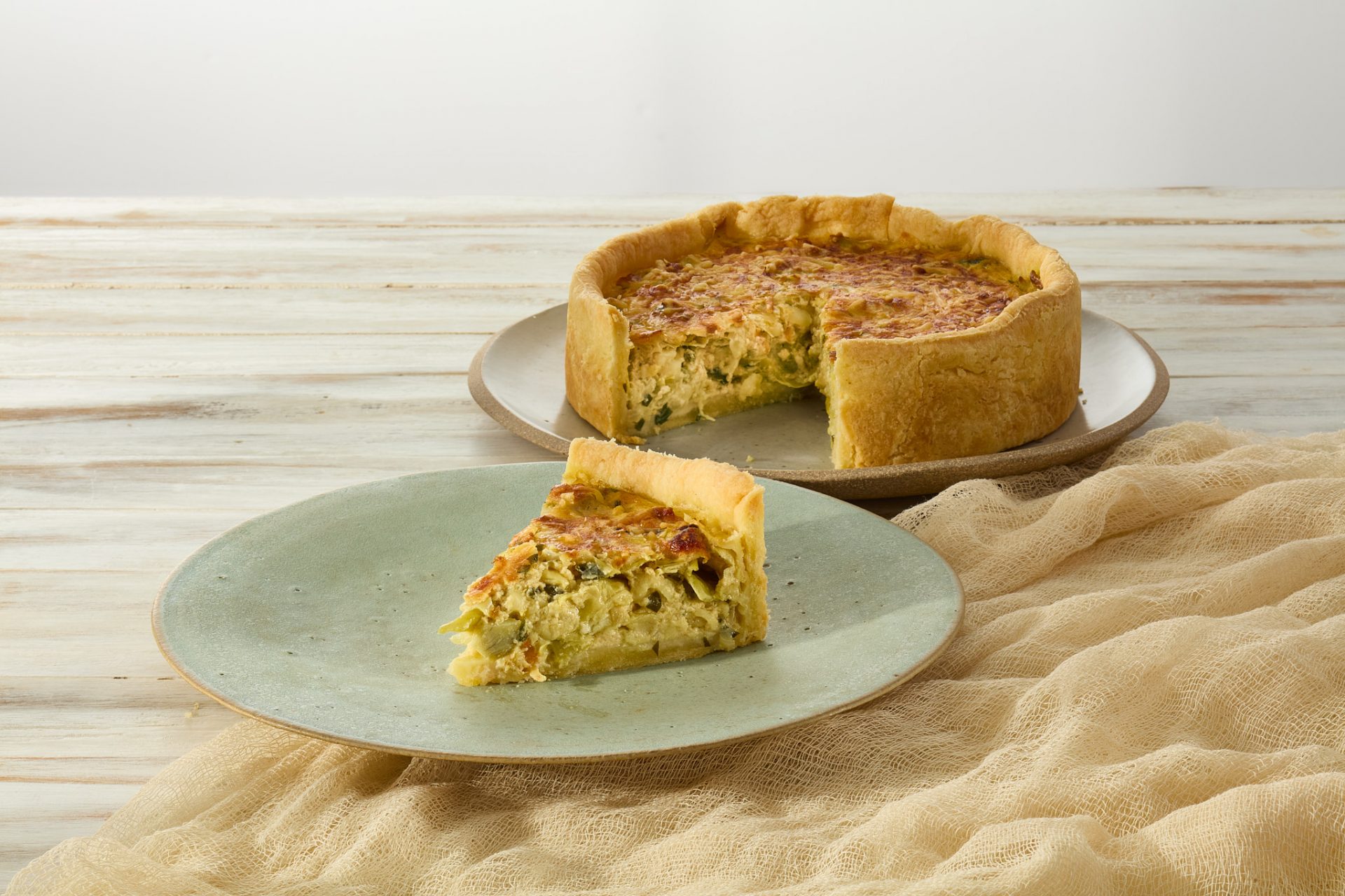 Quiche de Alcachofra